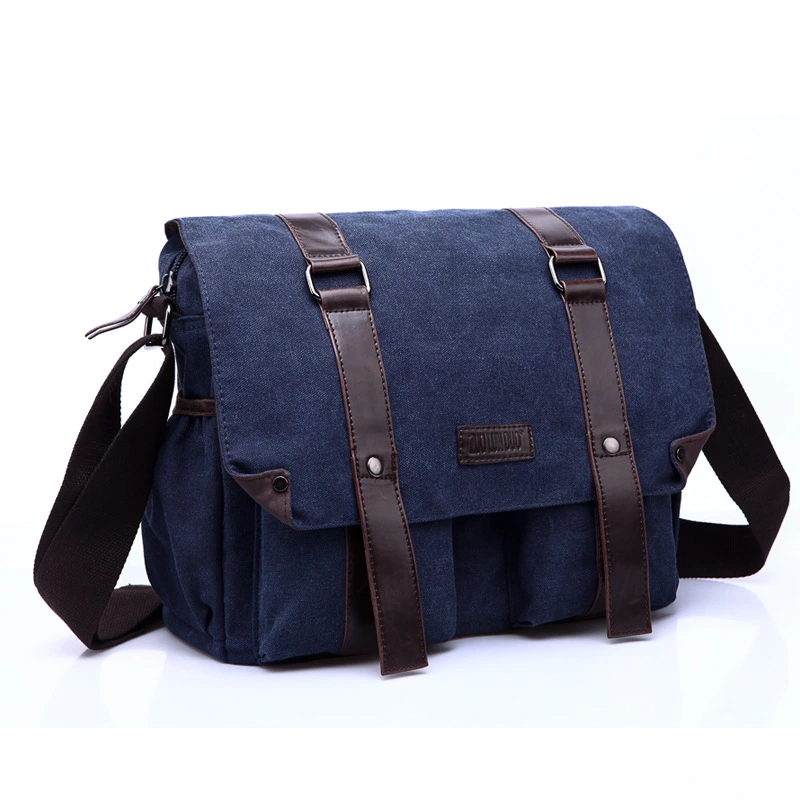 Simple and fashionable canvas casual men's bag