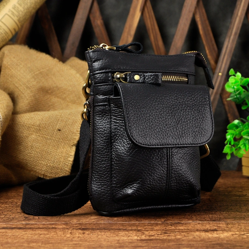 Casual leather retro wear belt multifunctional shoulder bag