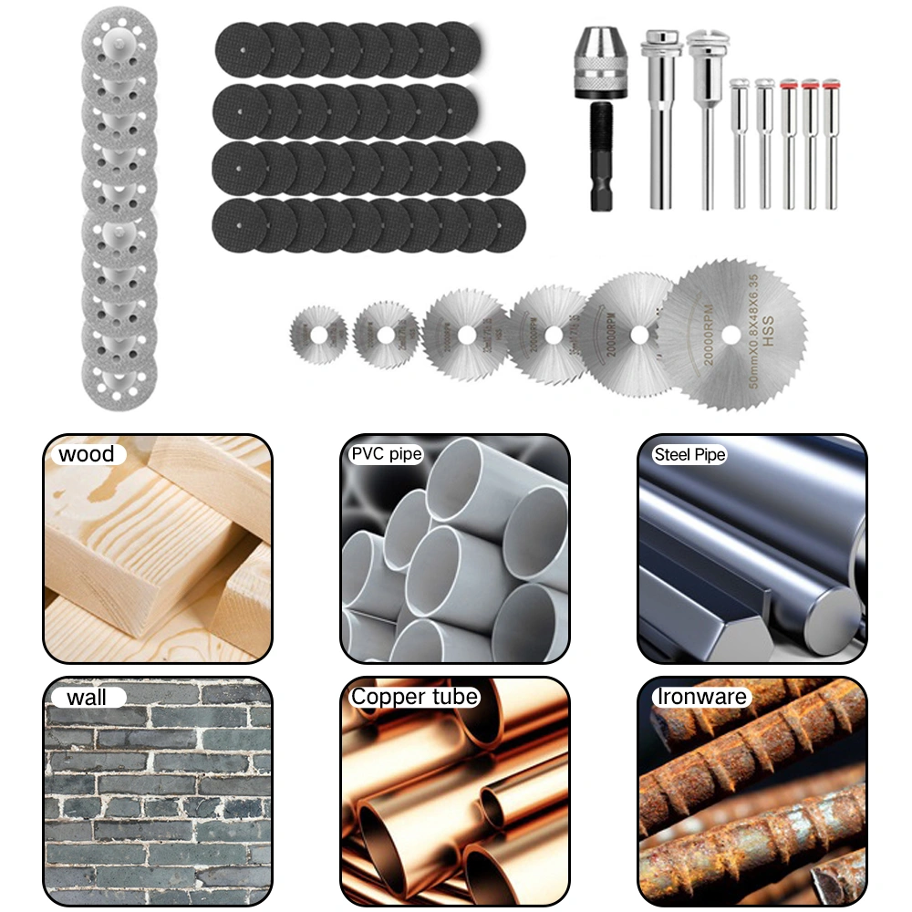 High Speed Hacksaw Blade Resin 8-hole Emery Blade Set
