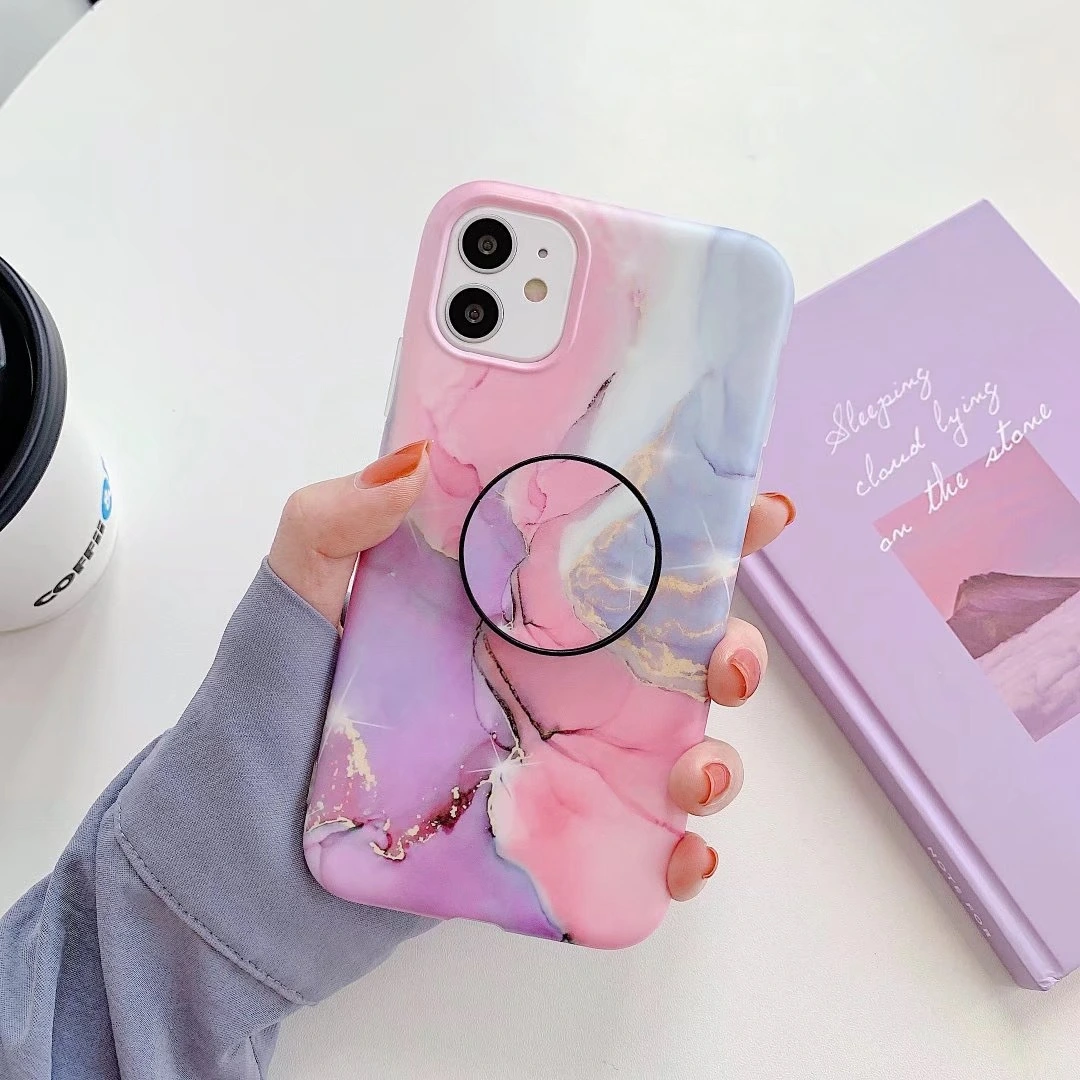 Colored marble phone case