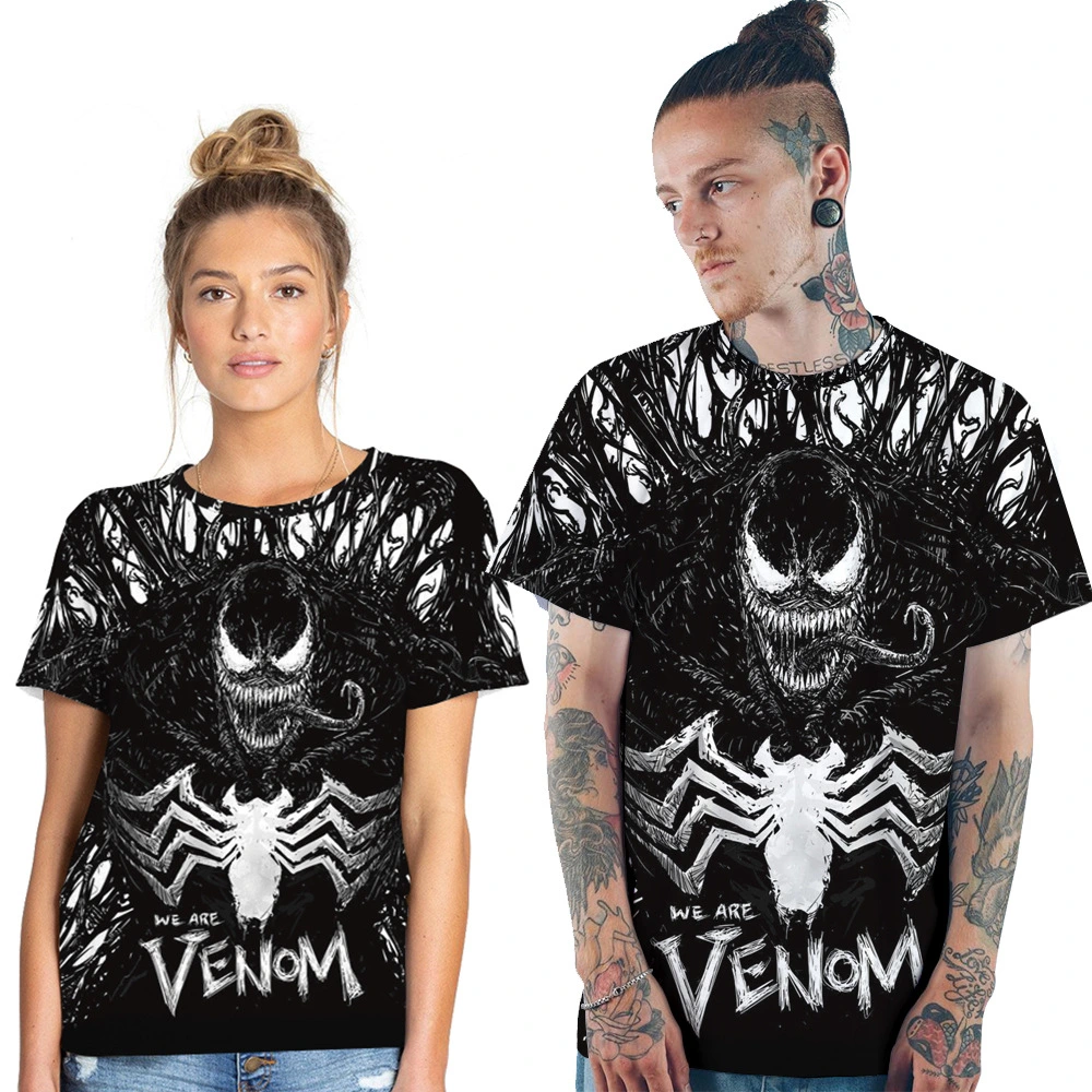 Venom 3D printed casual t-shirt