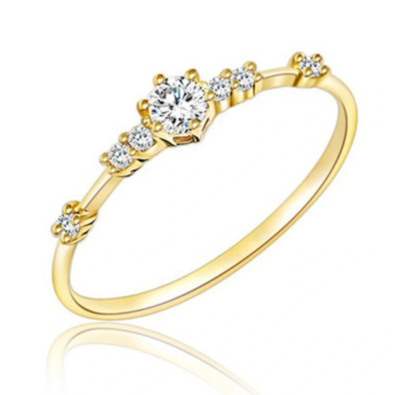Diamond-encrusted style ring