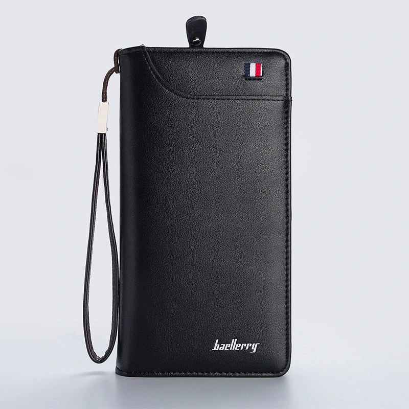 Long leather wallet