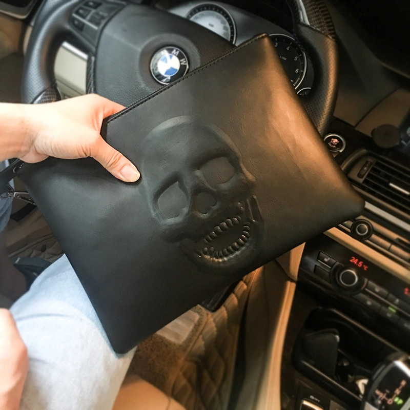 Men's Skull Clutch
