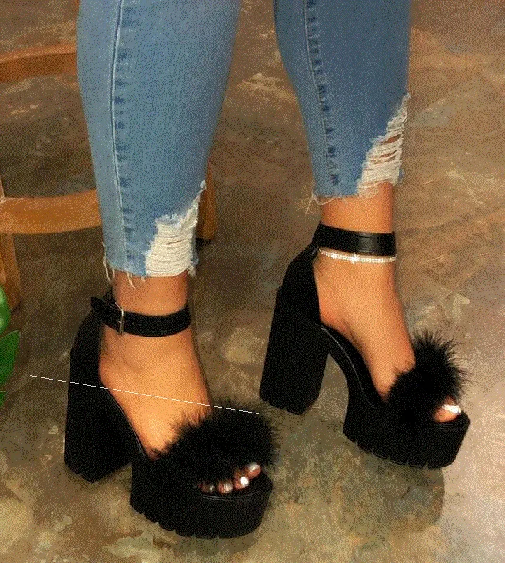 Summer new high heel women's shoes sandals