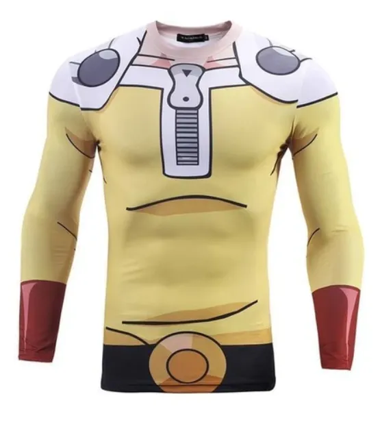 OP Saitama BJJ Rash Guard (LS)