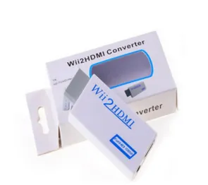 For Wii to HDMI Wii2HDMI Adapter Converter 3.5mm Audio Video Output Full HD 720P 1080P  Monitor