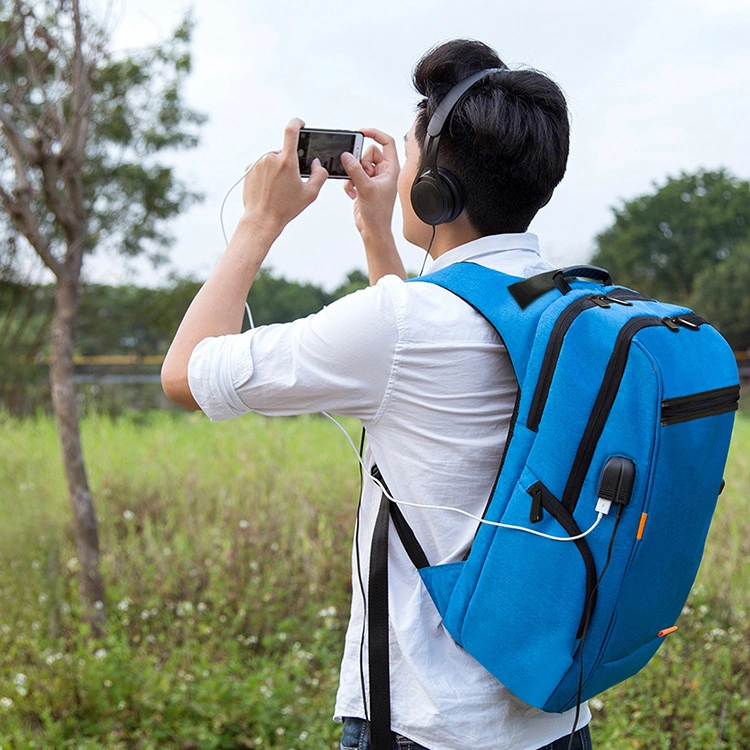 Waterproof USB charging backpack