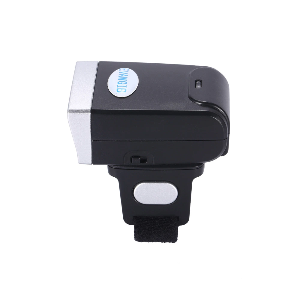 Compatible with Apple , QR Code Wireless Bluetooth Scanning Gun Portable Ring Wearable Scanner