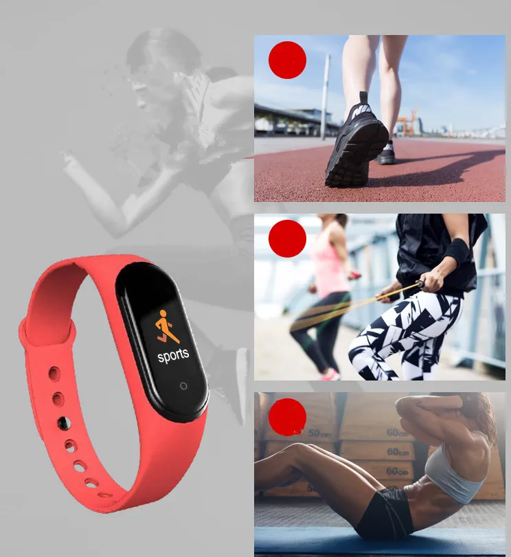 Smart color screen bracelet