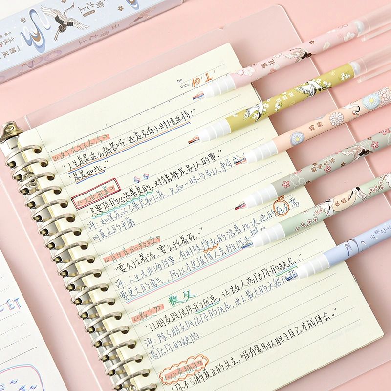 Double-Headed Highlighter 6-Color Set Marker Pen
