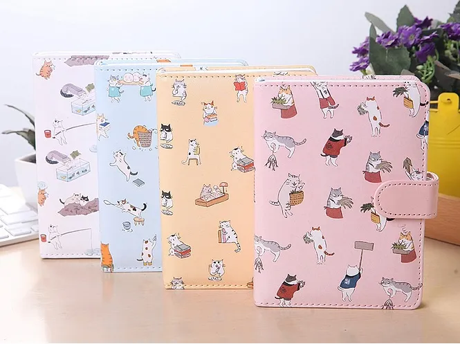 King Valley Ukiyoga Large 32K Creative Cartoon Magnetic Buckle Notebook Notebook Books New