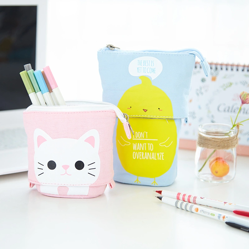 Creative student stationery canvas pencil bag