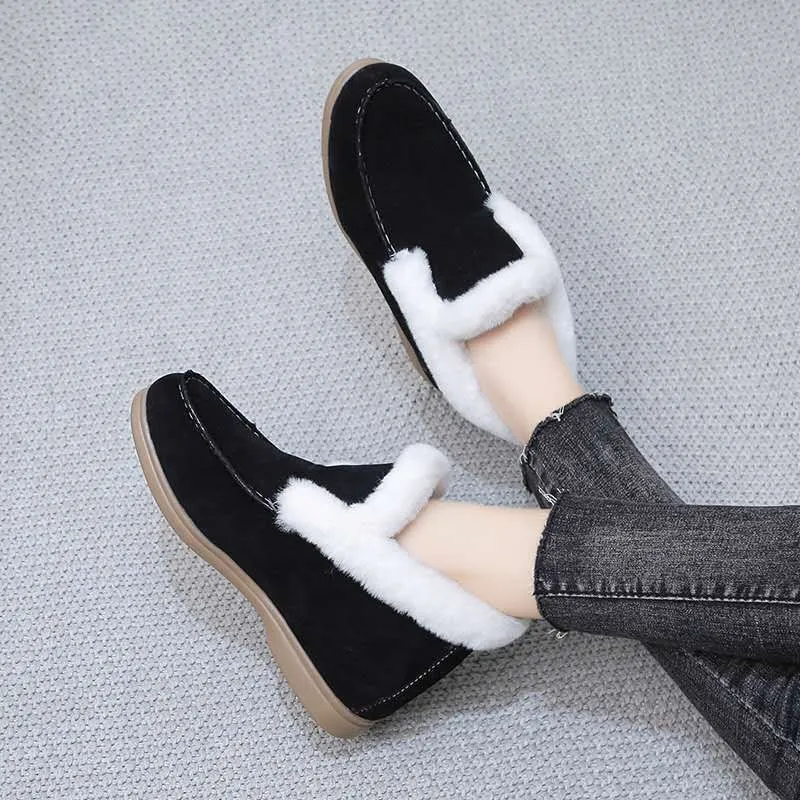 Round Toe Fashion Short Boots Women Foreign Trade New Warm Martin Boots