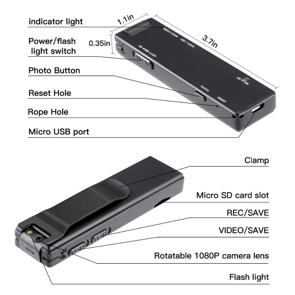 A3 metal strong magnetic digital recorder