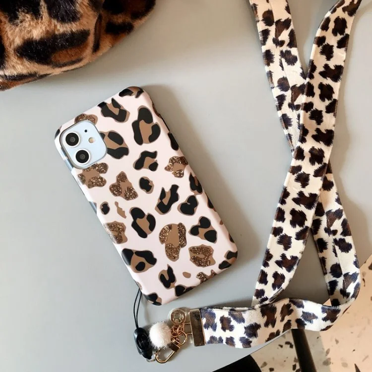 Leopard print silicone soft shell