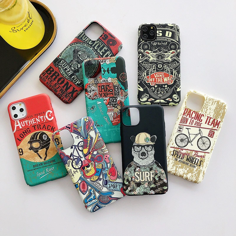 Compatible with Apple, Retro Locomotive Series Iphone12pro Mobile Phone Case Skin Feel Hard Shell