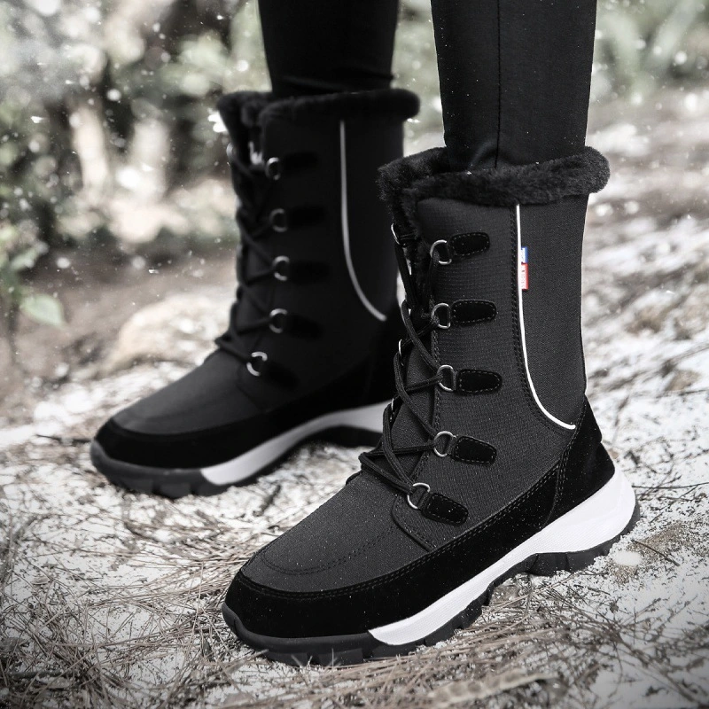 Winter new velvet high-top women's shoes
