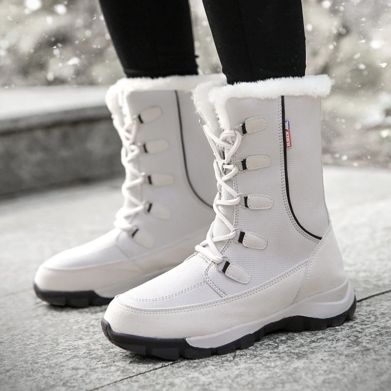 Winter new velvet high-top women's shoes