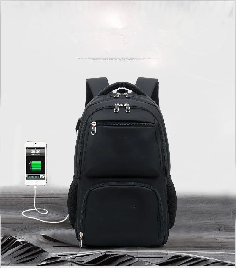 Multifunctional charging backpack