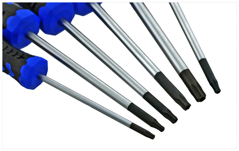 Torx Screwdriver With Column And Hole Star