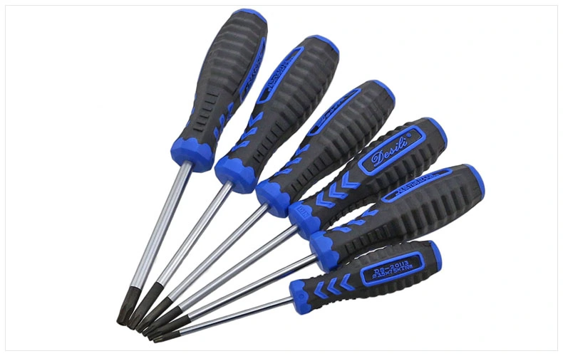Torx Screwdriver With Column And Hole Star
