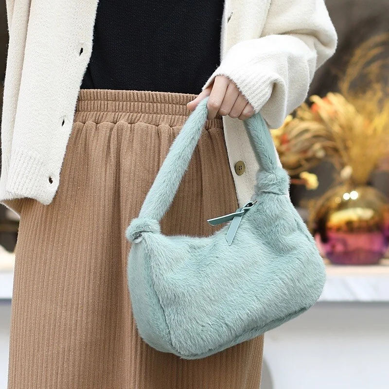 Furry mini bag