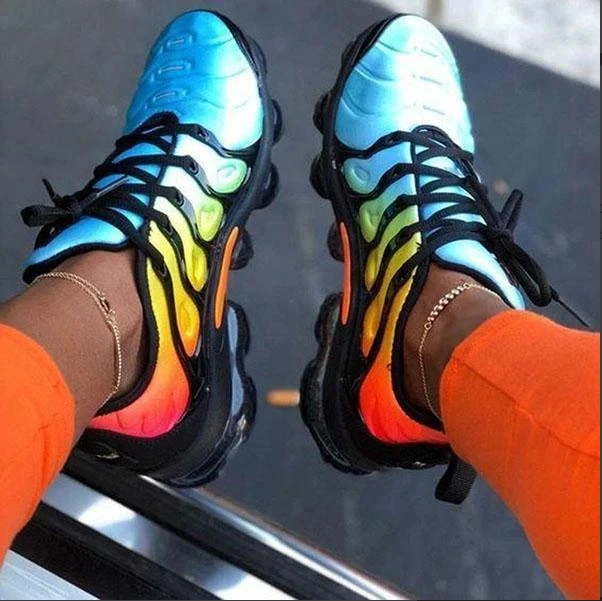 Soft Sole Transparent Sneakers Women's Baseball Single Shoes Running Shoes