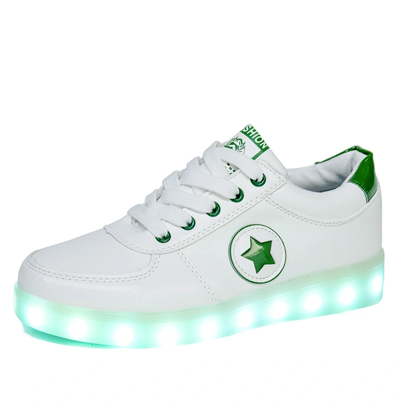Korean Version Of All-Match USB Charging Student Sandals Platform Luminous Shoes