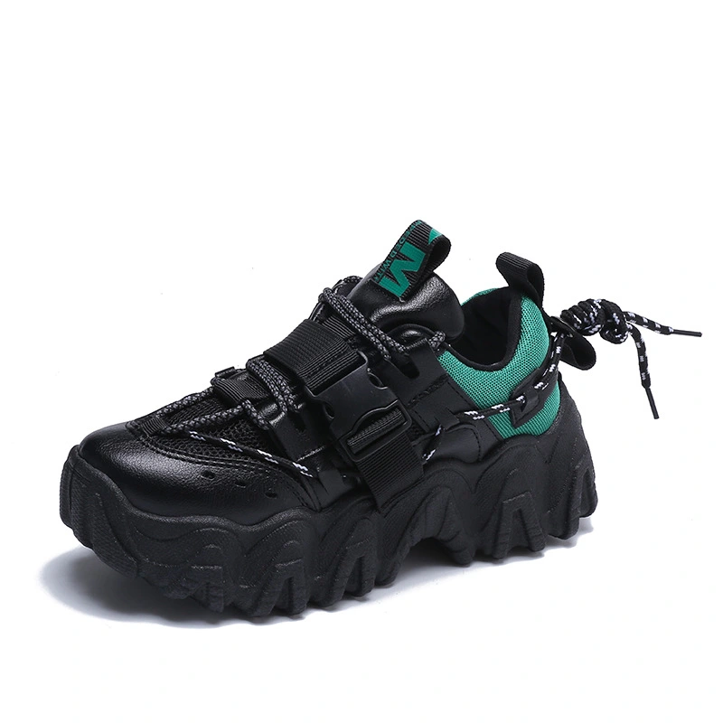 Casual Black Sports Daddy Shoes All-match for Students