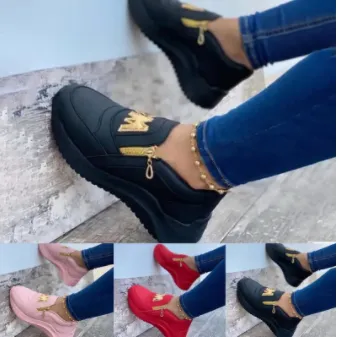 Women's Sports Single Shoes Flat Platform