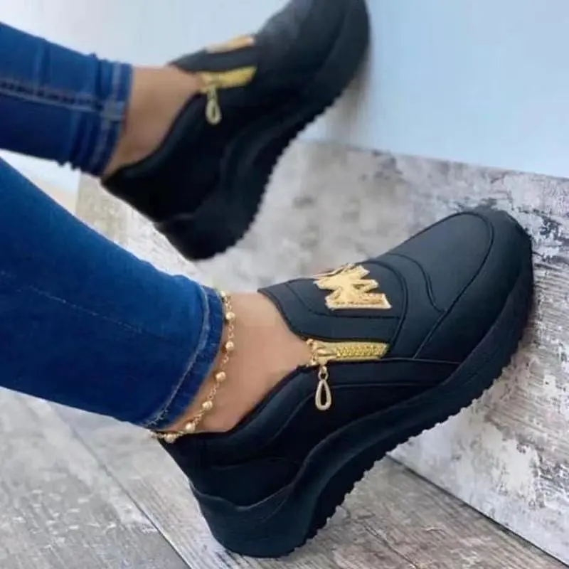 Women's Sports Single Shoes Flat Platform