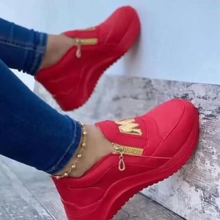 Women's Sports Single Shoes Flat Platform