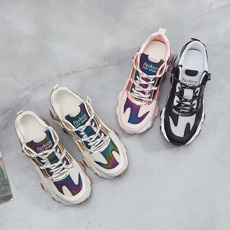 Platform wear-resistant sports and leisure travel shoes