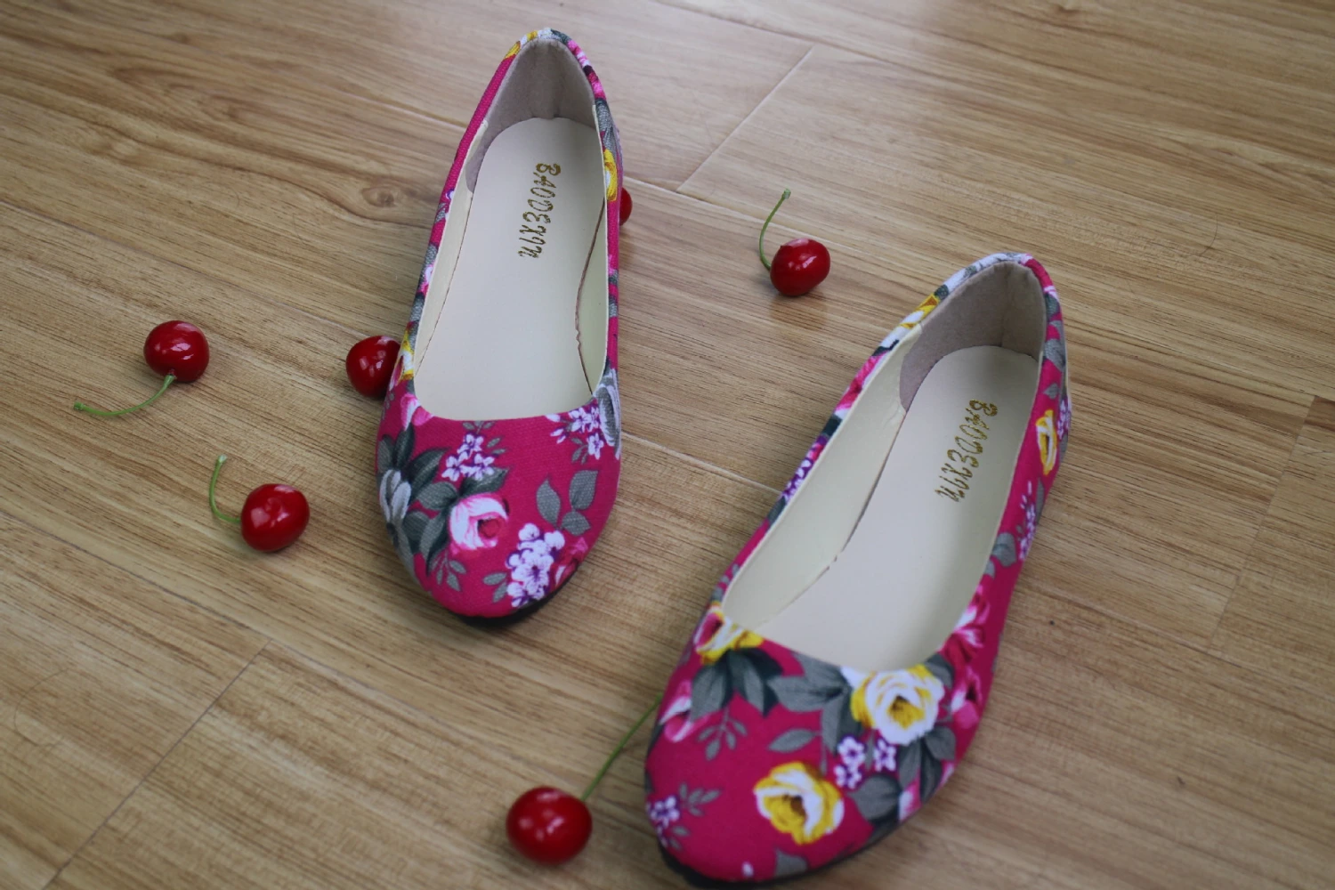 Flat sole shoes canvas camouflage