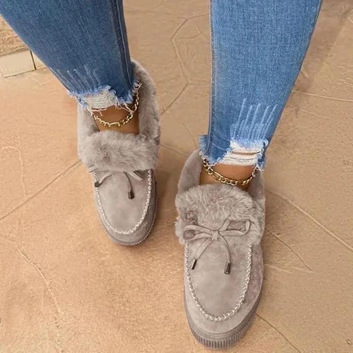 Hand-stitched shoes and snow boots