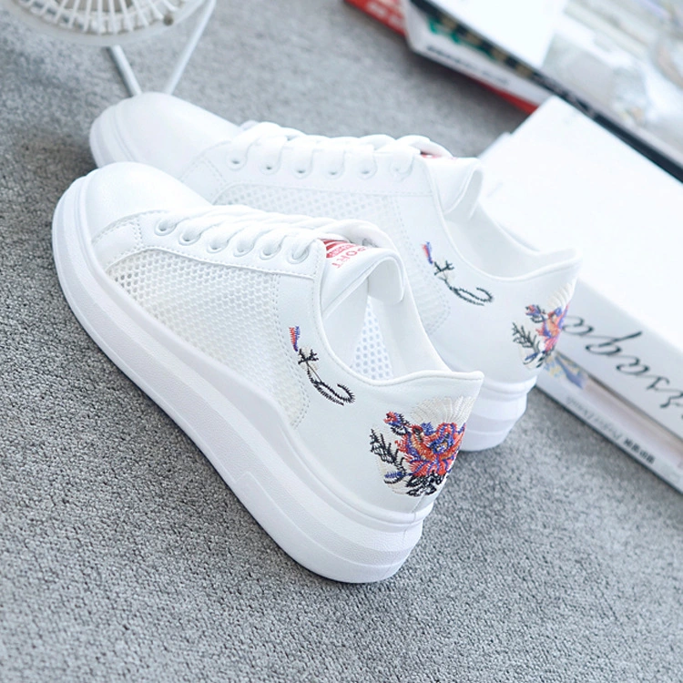 Openwork net shoes