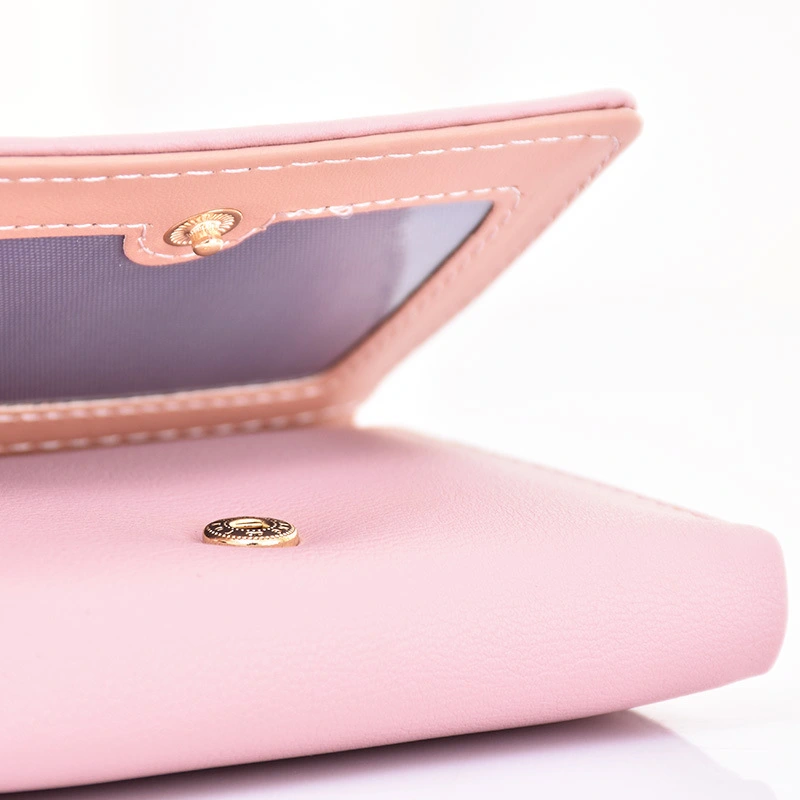 Cute Cartoon Bear Multifunctional Tri-Fold Coin Purse
