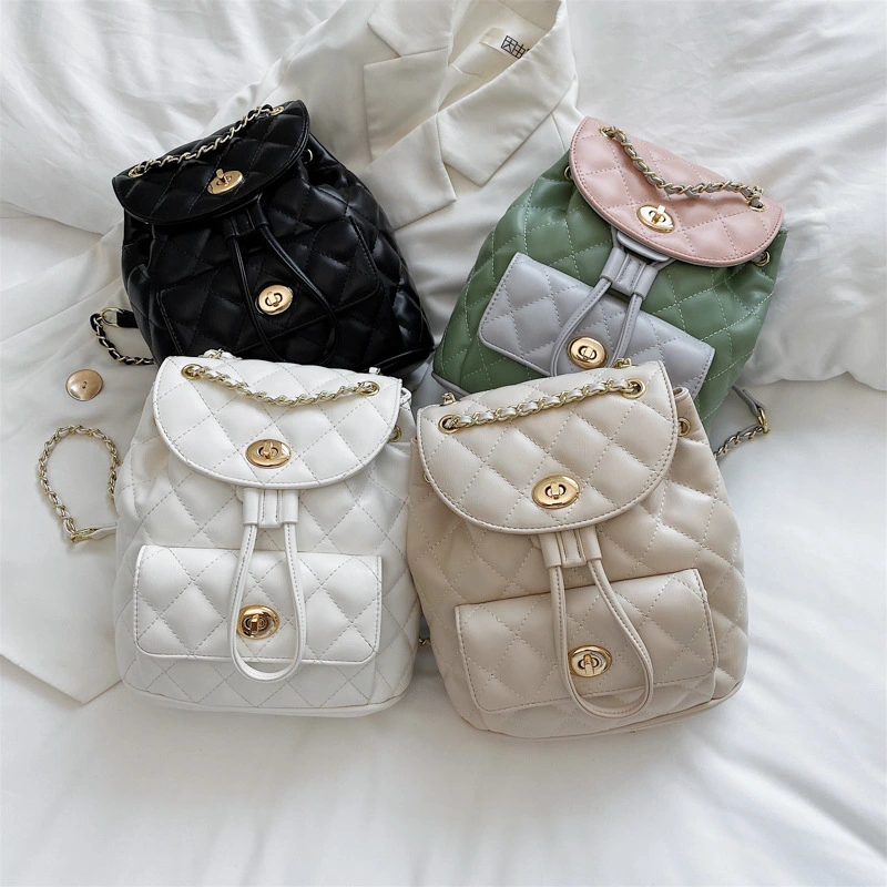 New fashion versatile Backpack Chain portable one shoulder straddle Backpack