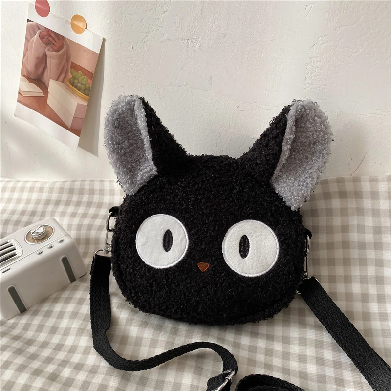 Plush Girl's Versatile Cartoon Japanese Cute  Messenger Bag