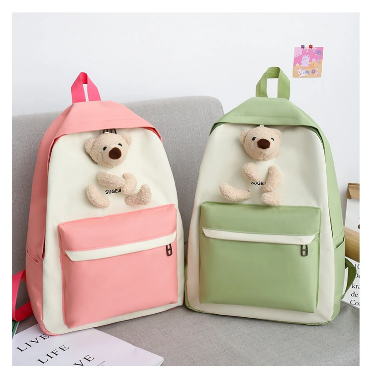 Student schoolbag four-piece set