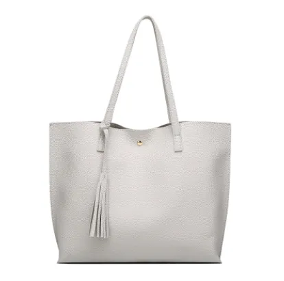 new fashion women's tassel bag shoulder bag large capacity bag