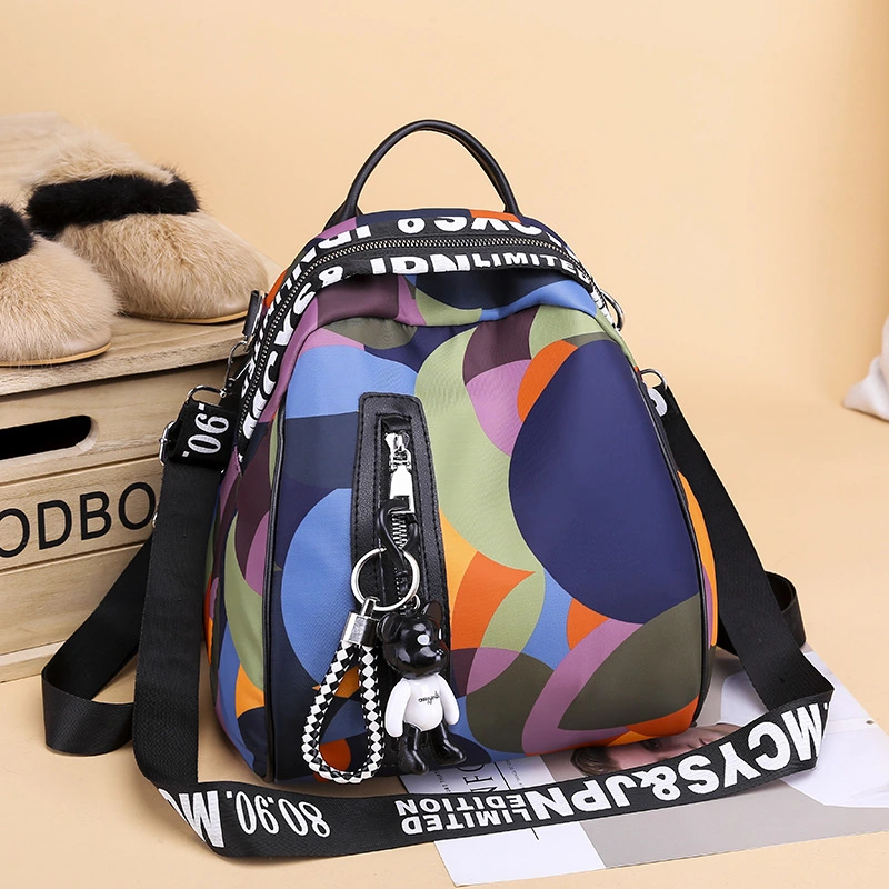 Backpack female Korean version Oxford cloth canvas camouflage fashion casual wild lady backpack travel bag