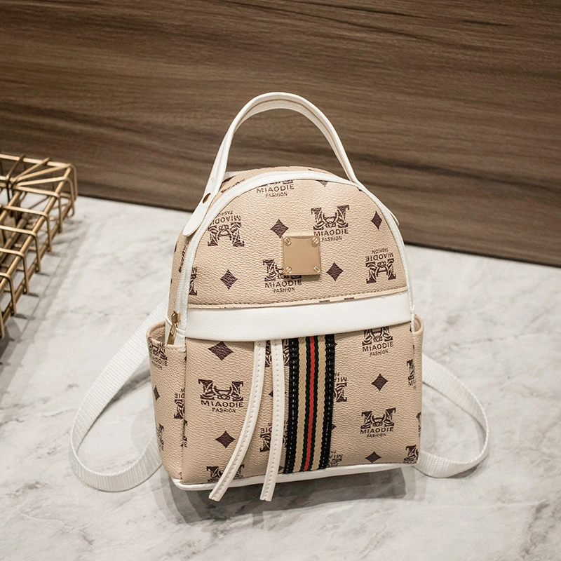 Face New Letter Digital Print Backpack Fashion Leisure