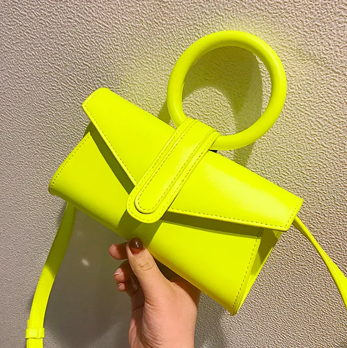 Fluorescent Color Envelope Bag for Ladies