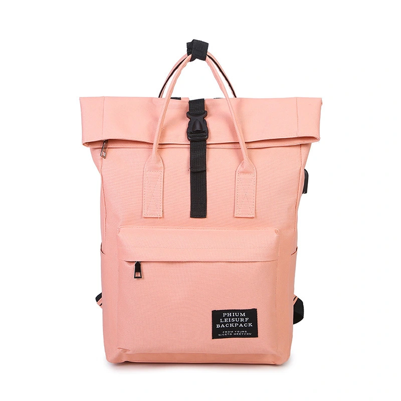 Oxford Large-capacity Schoolbag Female Student USB Charging Port Korean Fashion Backpack Multifunctional Outdoor Travel Bag