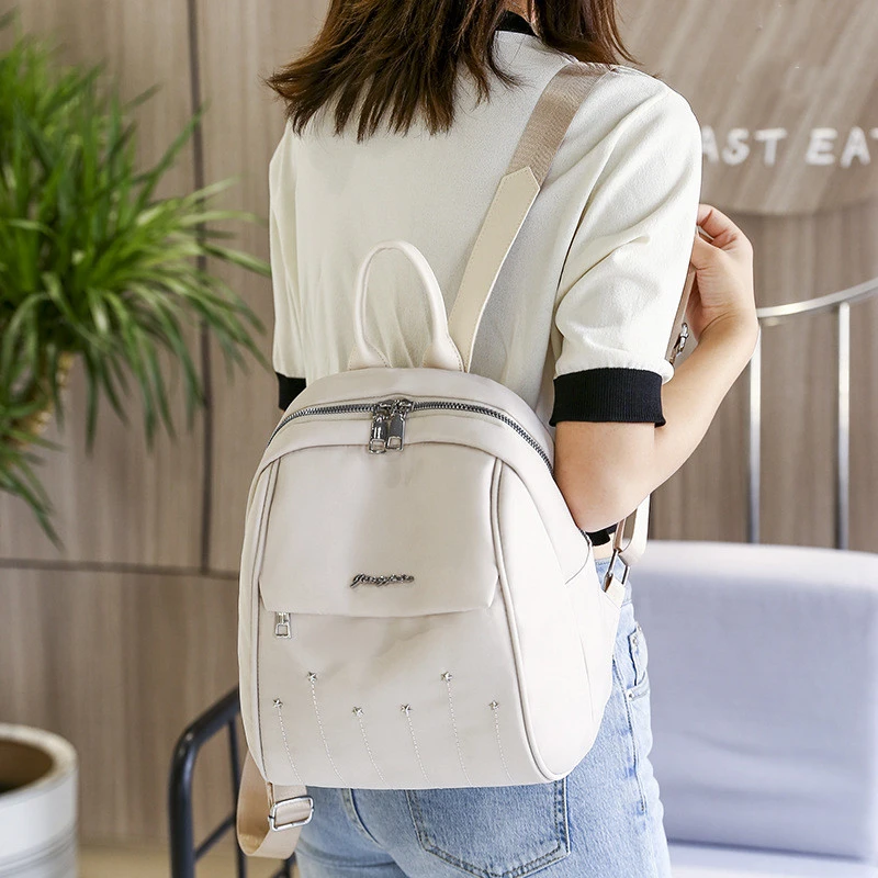 Shell shoulder nylon female bag