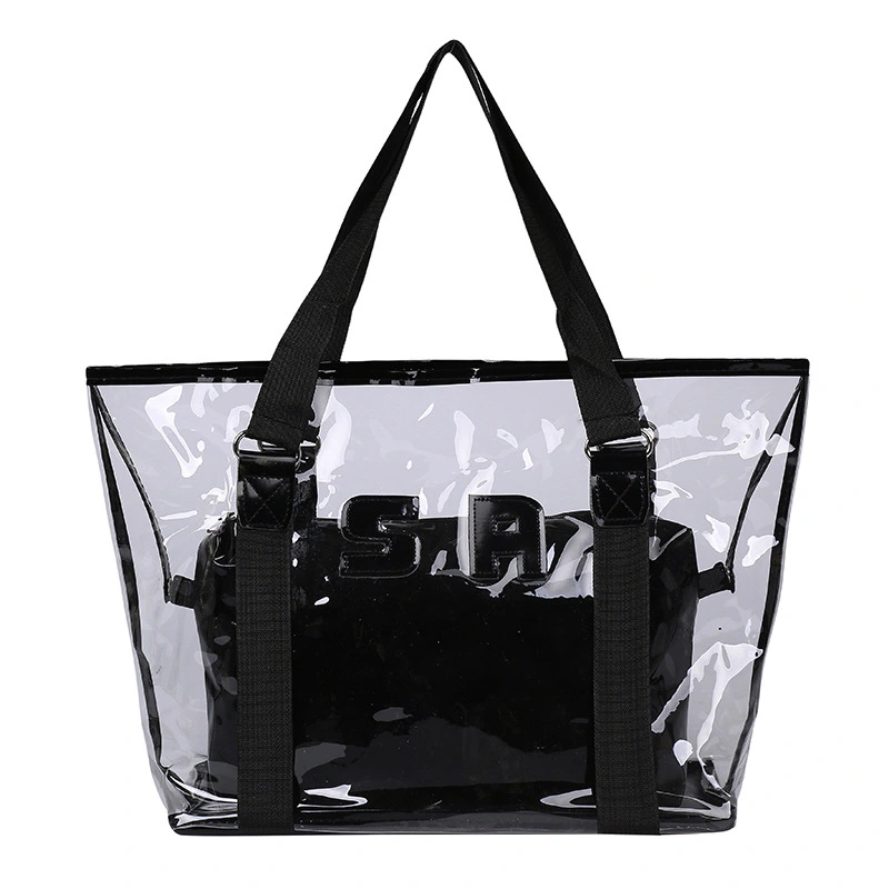 Waterproof PVC jelly bag transparent