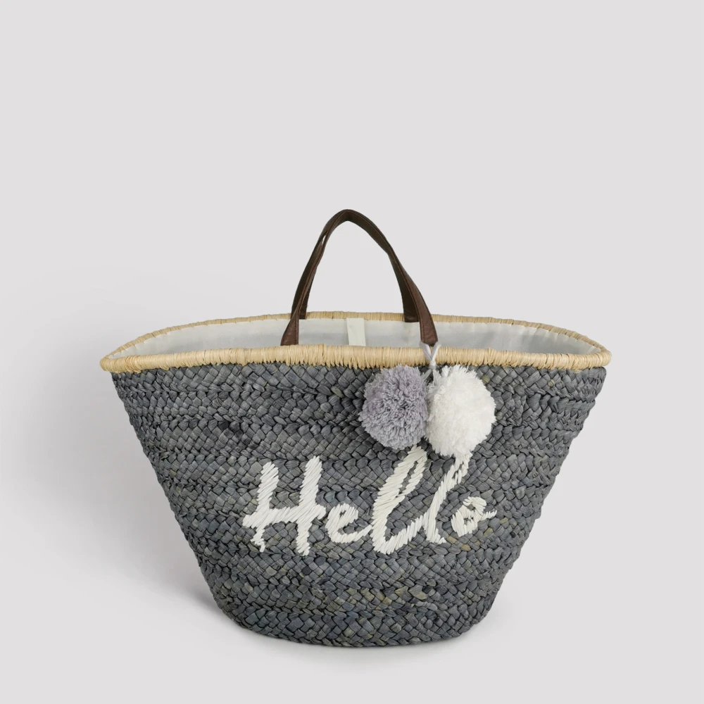 Straw beach handbag