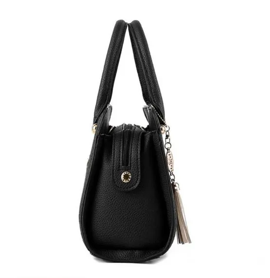 New trend ladies middle-aged slung shoulder mom handbag red bag